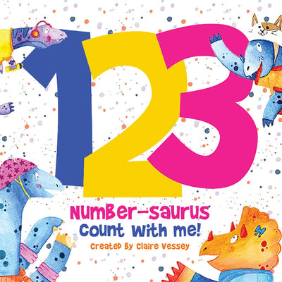 123 Number-saurus Count With Me! - Counting Book for Toddlers Ages 1-5, Count All the Dinosaurs Up to Ten as They Race to the Picnic - 123 Counting Book for Preschool and Early Learners