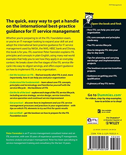 ITIL For Dummies, 2011 Edition