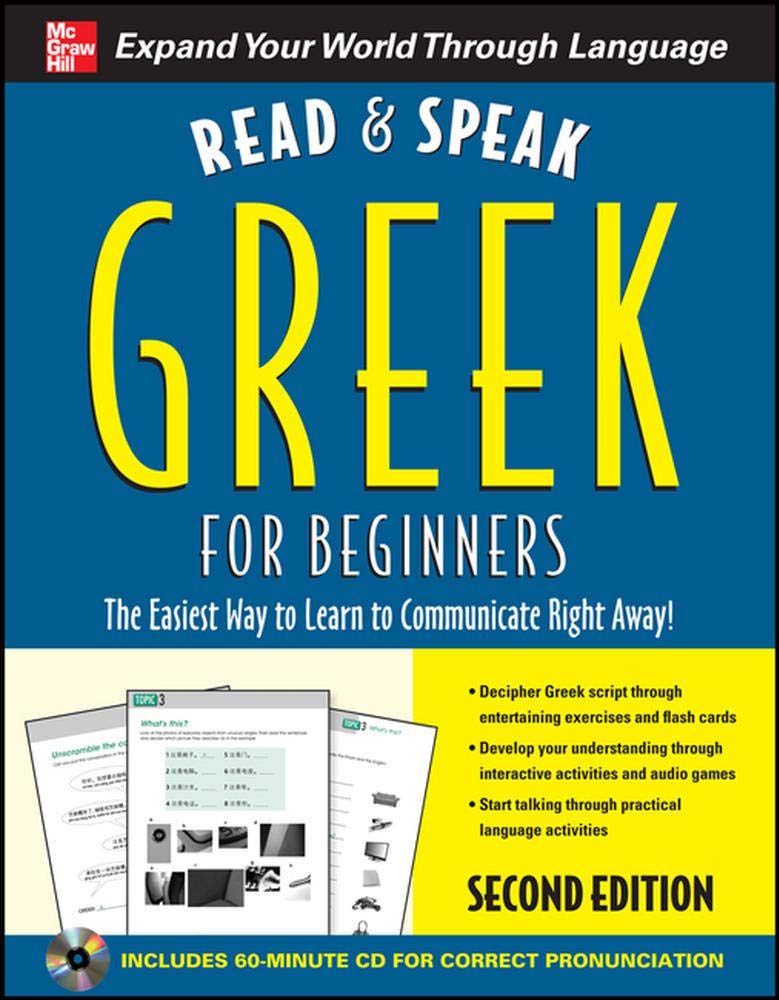 Read and Speak Greek for Beginners with Audio CD, 2nd Edition (Read and Speak Languages for Beginners)