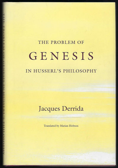 The Problem of Genesis in Husserl's Philosophy