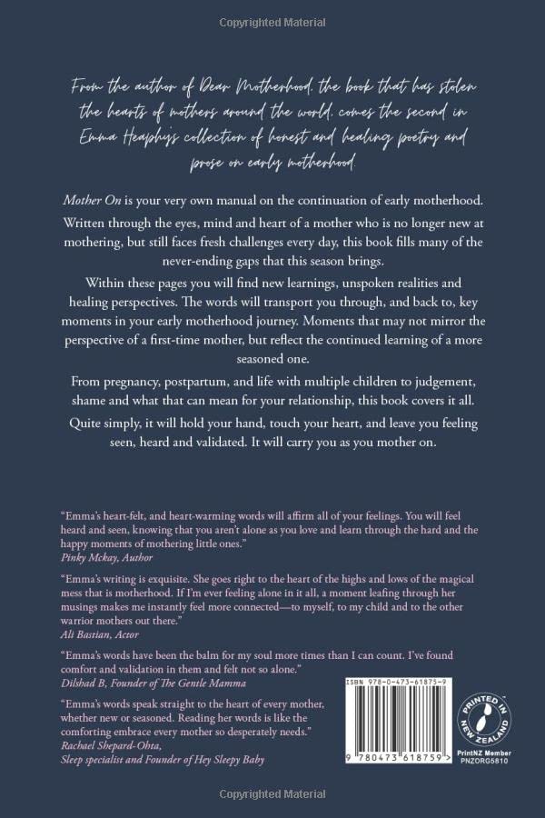 Mother On (Emma Heaphy - Early motherhood poetry book collection)