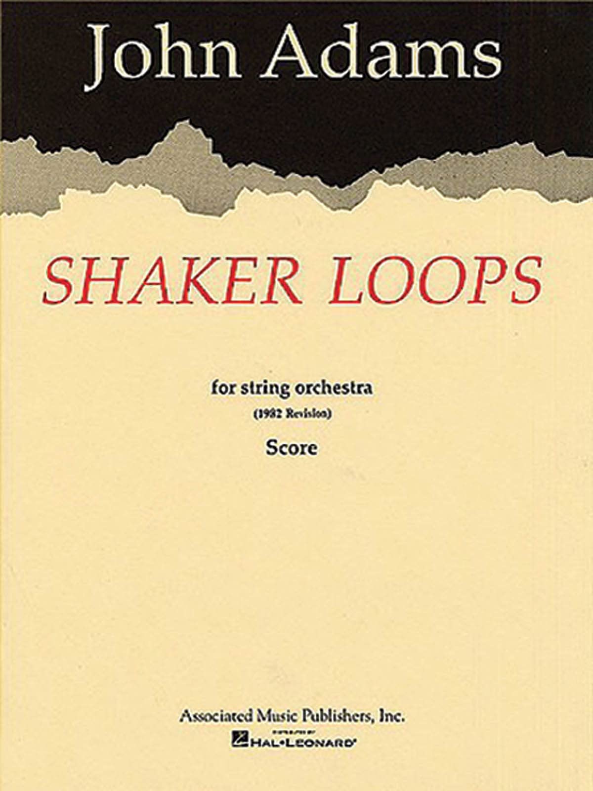 Shaker Loops (revised): Full Score