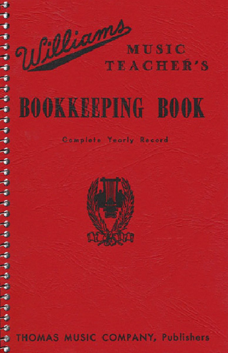 Williams Music Teacher's Bookkeeping Book - Complete Yearly Record