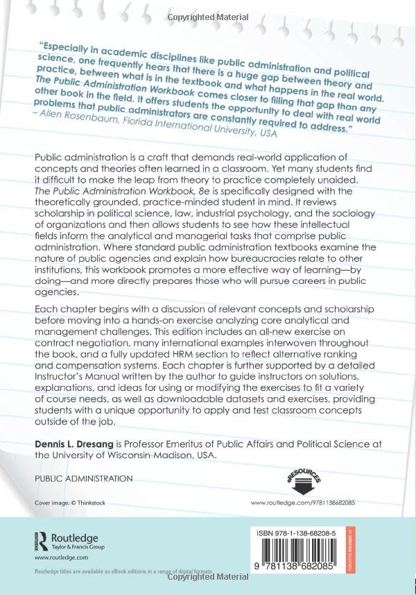 The Public Administration Workbook