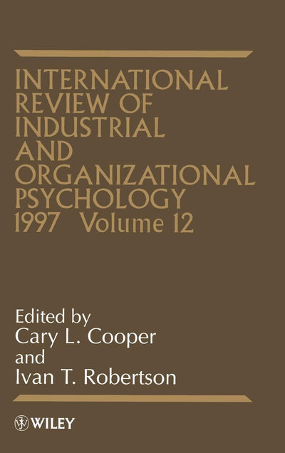 1997, International Review of Industrial and Organizational Psychology