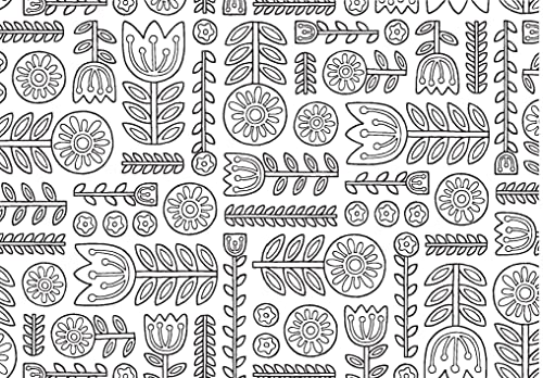 The Mindfulness Patterns Coloring Book: Anti-Stress Adult Coloring & How to Draw Soothing Patterns (The Mindfulness Coloring Book Series)
