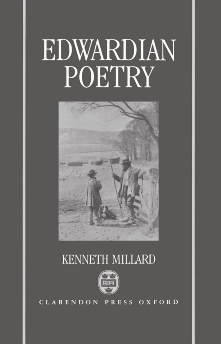 Edwardian Poetry (Oxford English Monographs)