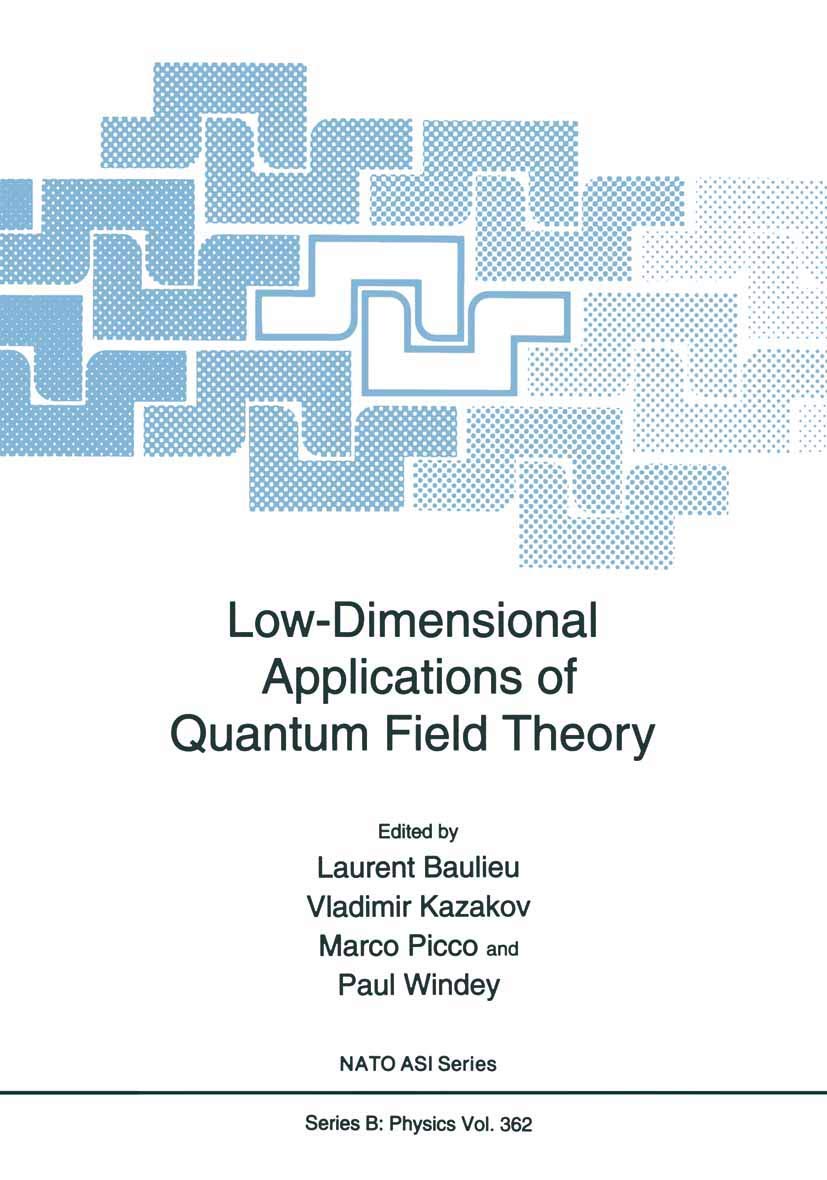 Low-Dimensional Applications of Quantum Field Theory (NATO Science Series B:, 361)
