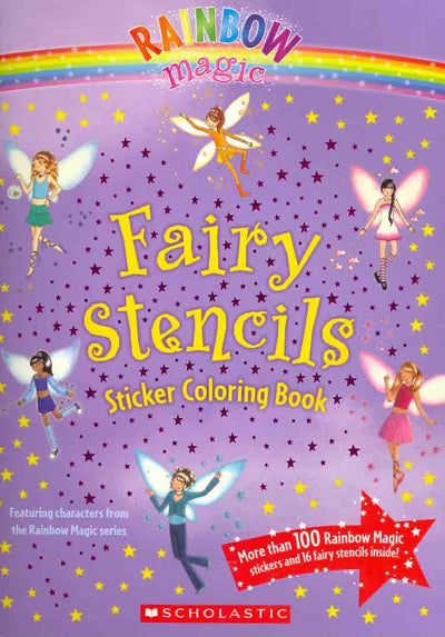 Fairy Stencils Sticker Coloring Book (Rainbow Magic)
