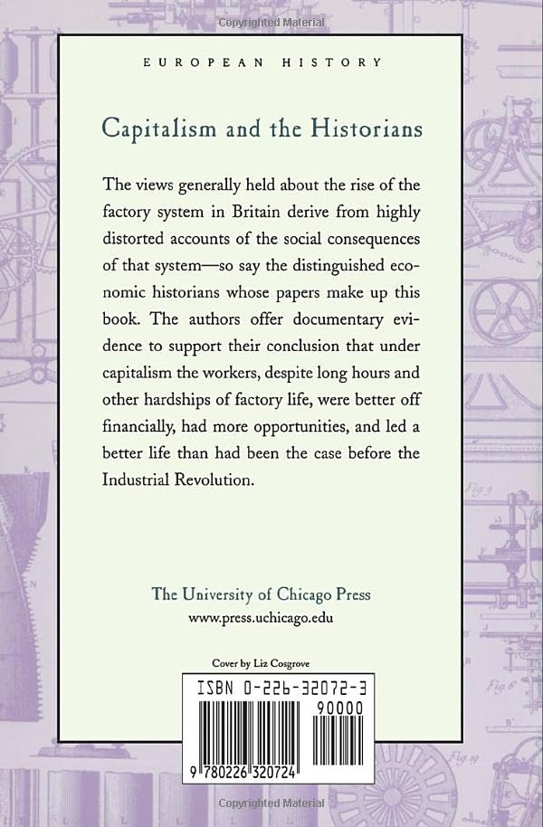 Capitalism and the Historians — back cover