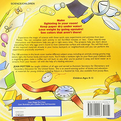 Science In Seconds. — back cover