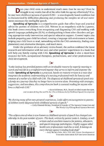 Speaking of Apraxia: A Parent's Guide to Chldhood Apraxia of Speech
