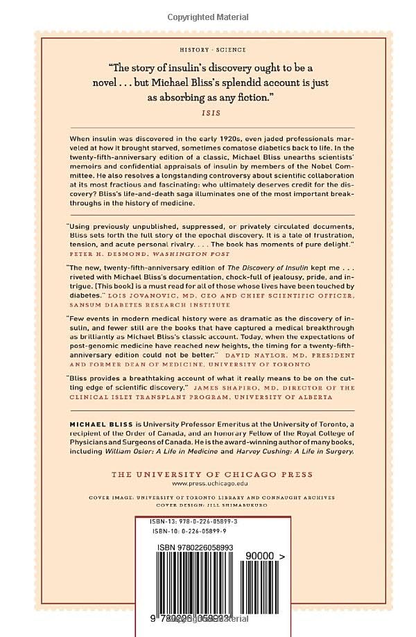 The Discovery of Insulin: Twenty-fifth Anniversary Edition
