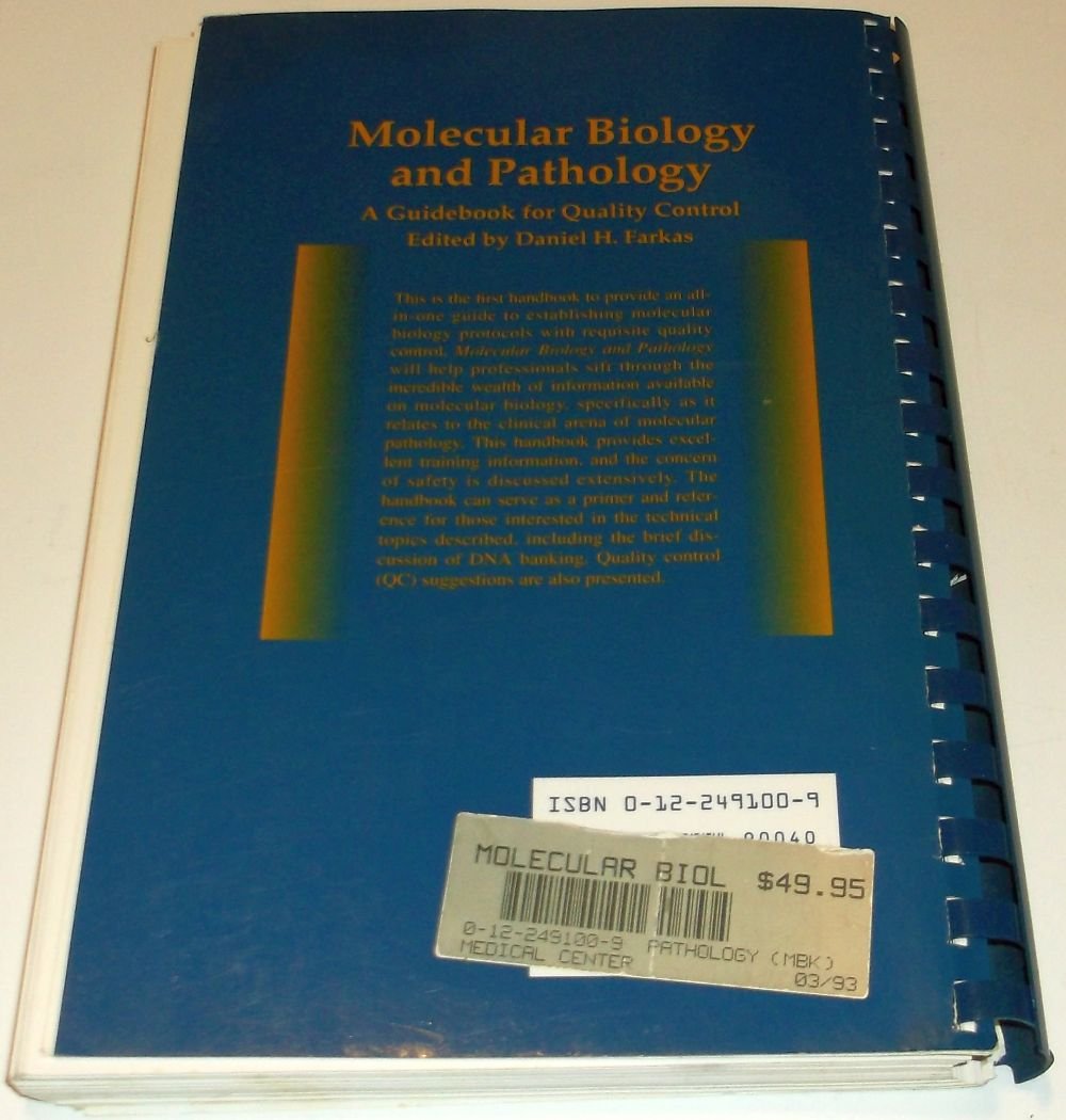 Molecular Biology and Pathology: A Guidebook for Quality Control