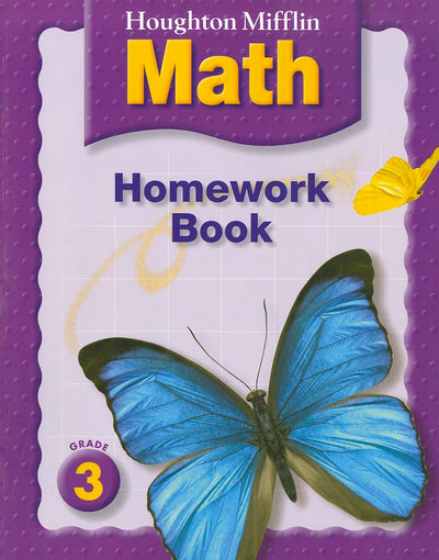 Houghton Mifflin Math: Homework Book (Consumable) Grade 3