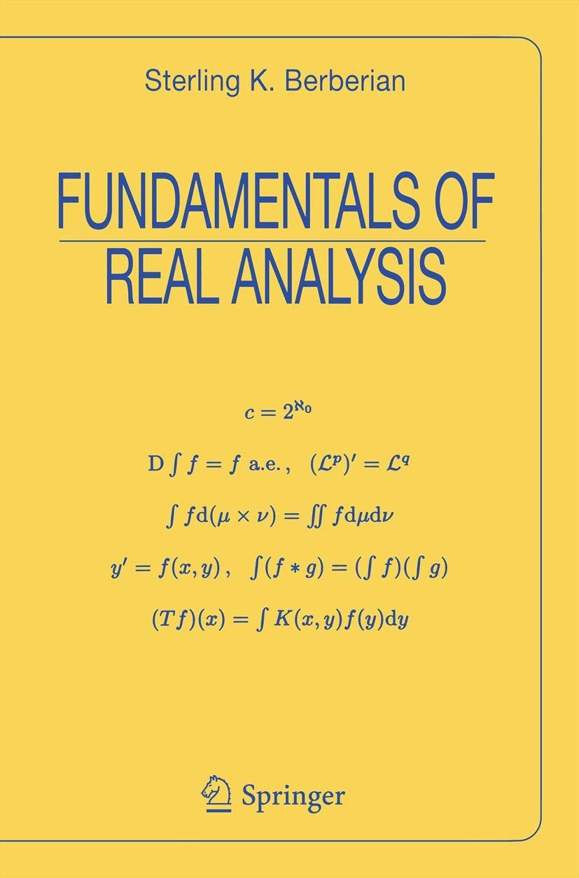 Fundamentals of Real Analysis (Universitext)