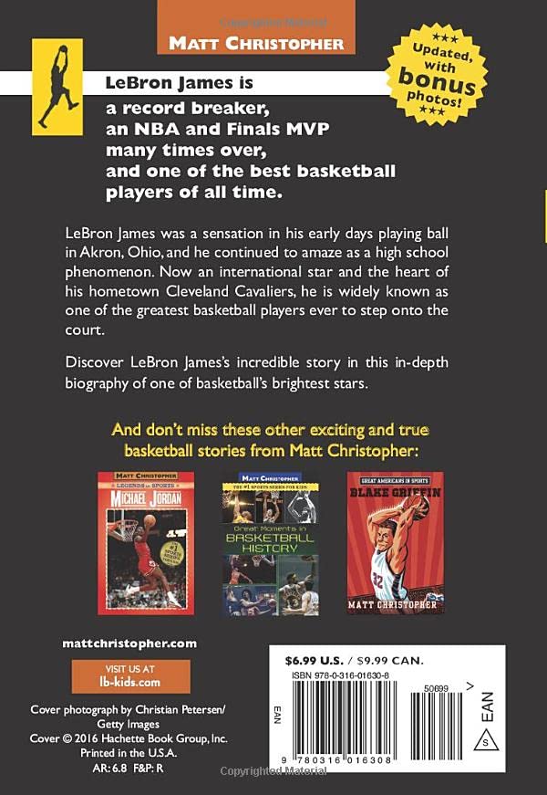 On the Court with Lebron James (Matt Christopher Sports Biographies)