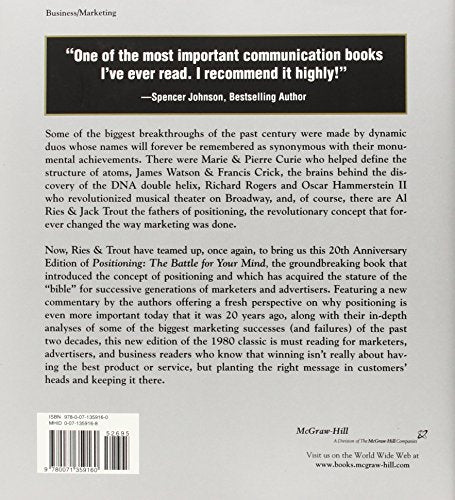 Positioning: The Battle for Your Mind, 20th Anniversary Edition