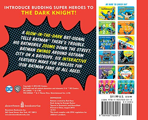My First Batman Book: Touch and Feel (DC Super Heroes)