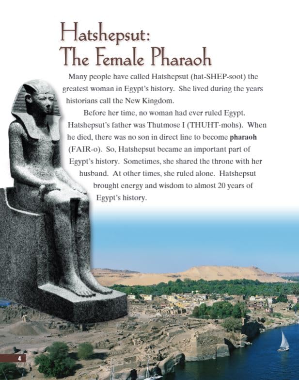 Hatshepsut: First Female Pharaoh: World Cultures Through Time (Primary Source Readers)