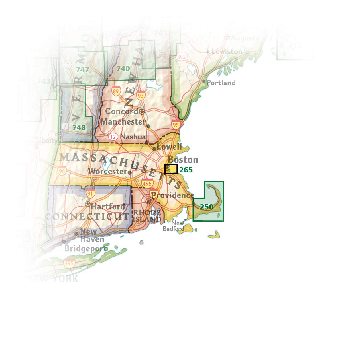 Boston Harbor Islands National Recreation Area Map (National Geographic Trails Illustrated Map, 265)