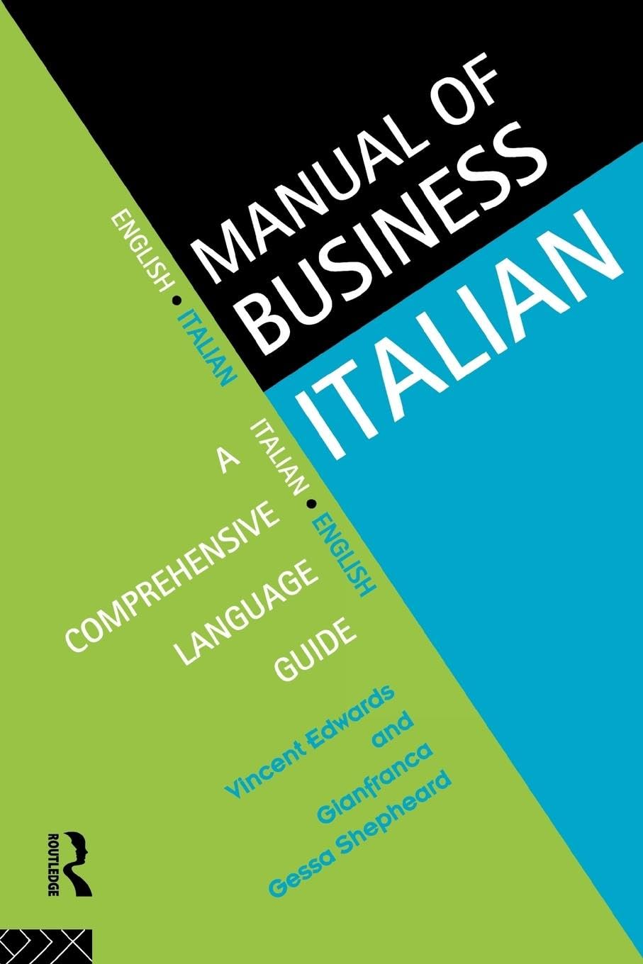 Manual of Business Italian (Languages for Business)