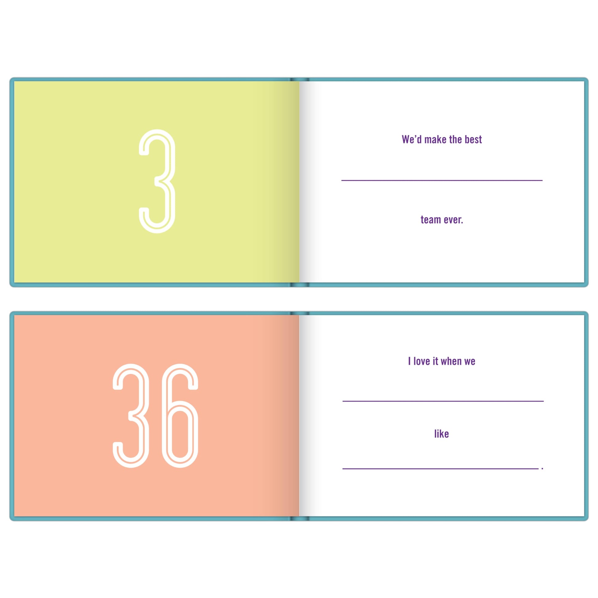 Knock Knock What I Love about Us Fill in the Love Journal