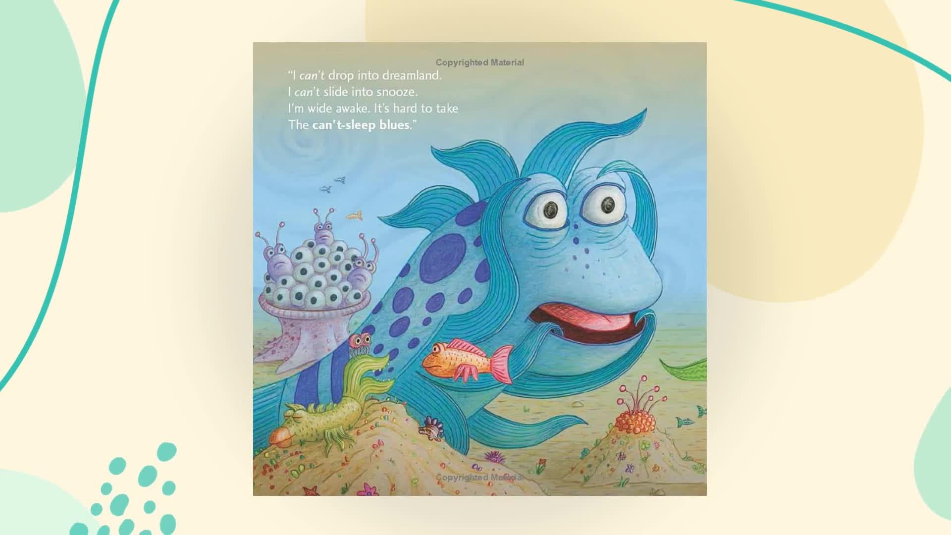 The Pout-Pout Fish and the Can't-Sleep Blues (A Pout-Pout Fish Adventure)