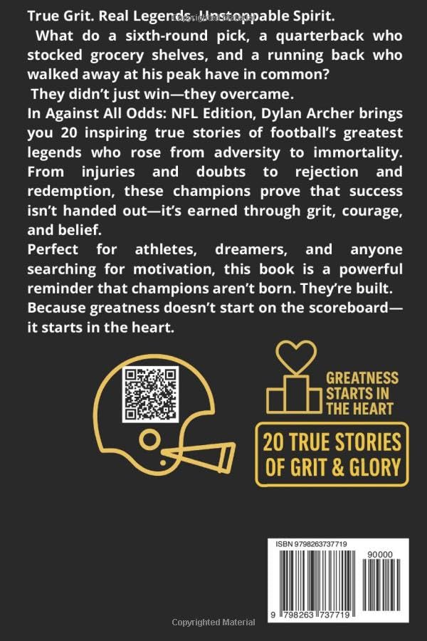Against All Odds: NFL Edition: True Stories of NFL Legends Who Rose Through Adversity