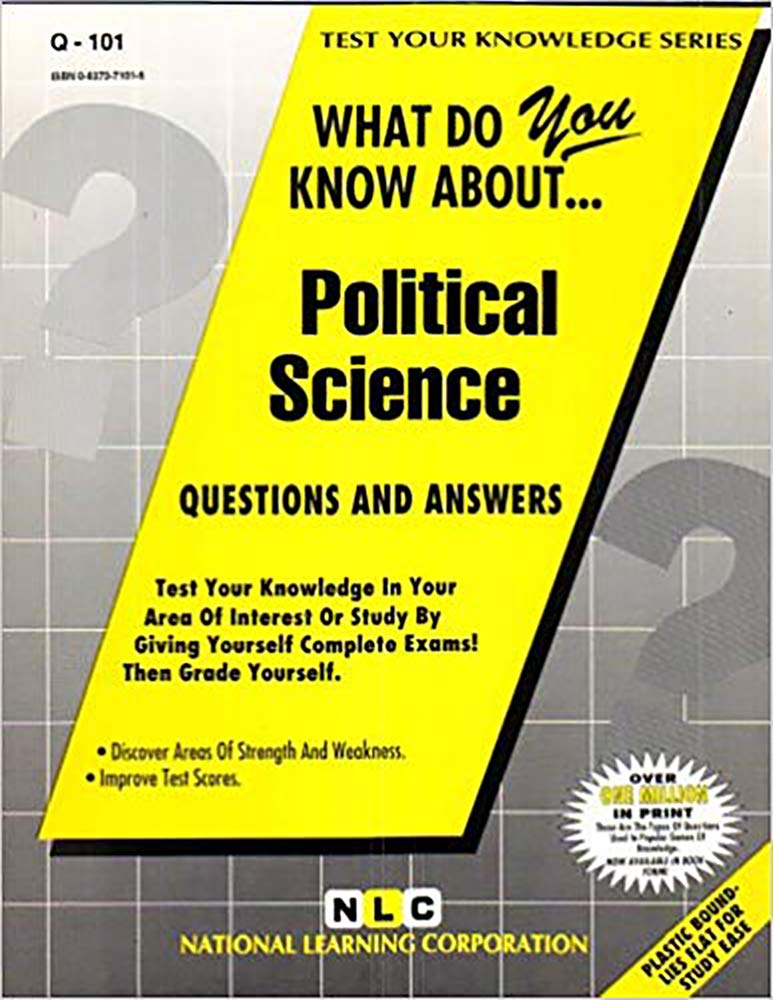 POLITICAL SCIENCE (Test Your Knowledge Series) (Passbooks) (TEST YOUR KNOWLEDGE SERIES (Q))