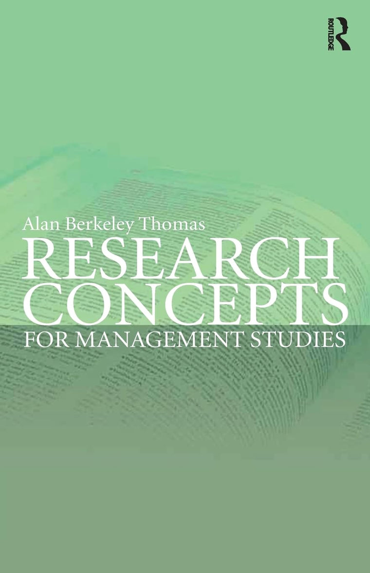 Research Concepts for Management Studies