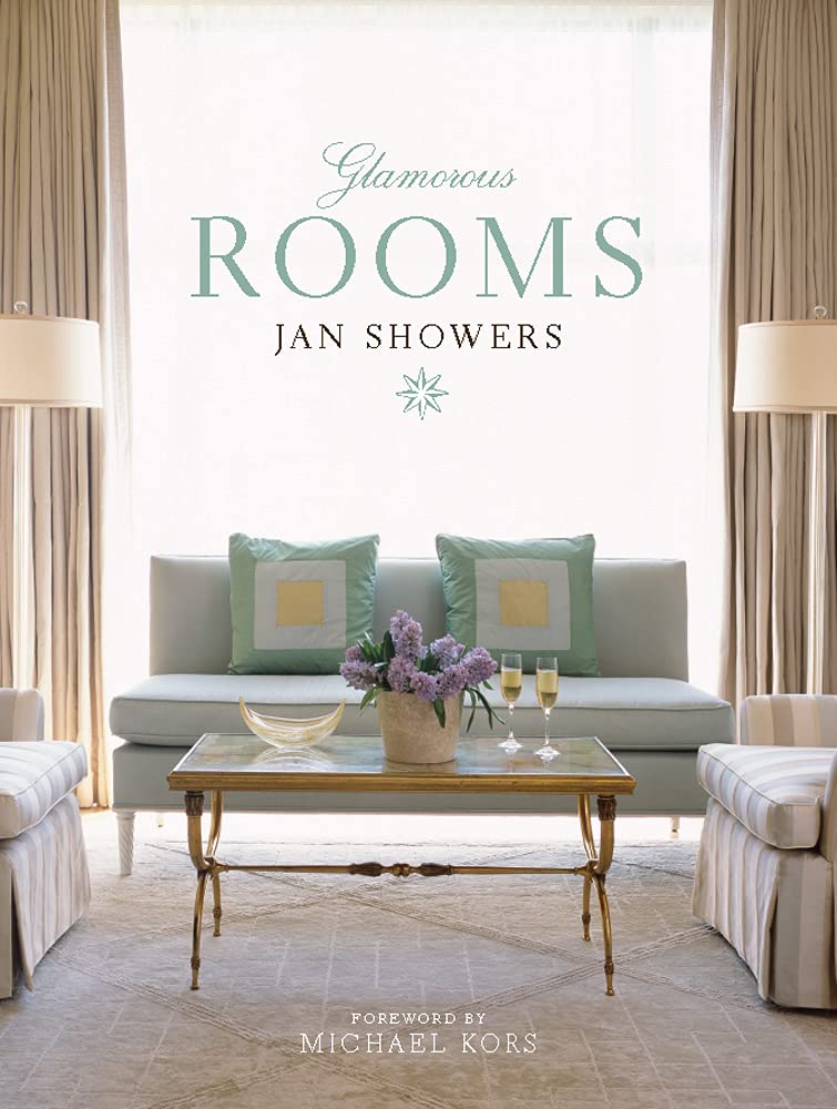 Glamorous Rooms: High-glam interior design book overflowing with mirrored walls, bold color, and luxe details.