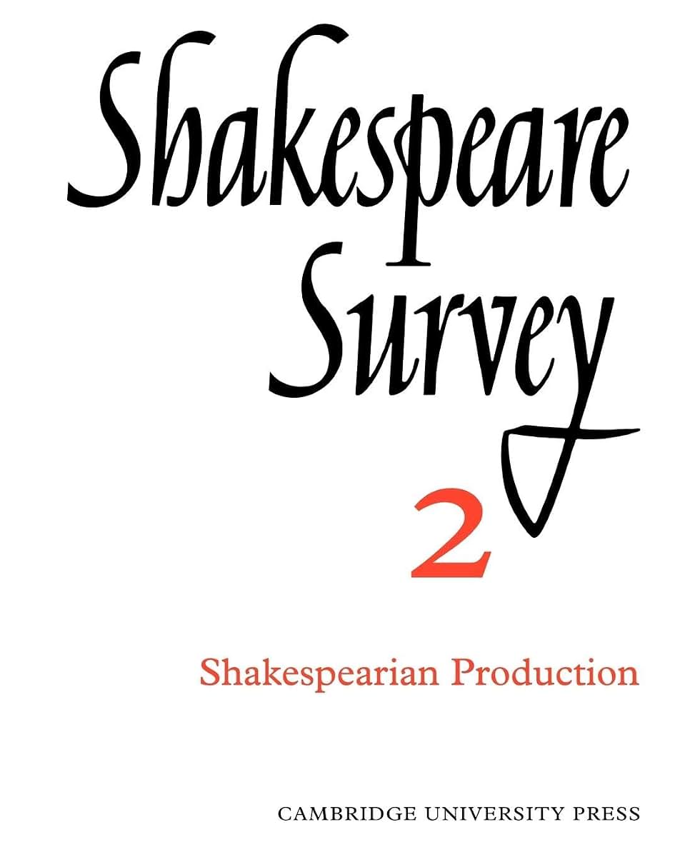 Shakespeare Survey (Shakespeare Survey, Series Number 2)