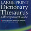 Oxford Large Print Dictionary, Thesaurus, and Wordpower Guide