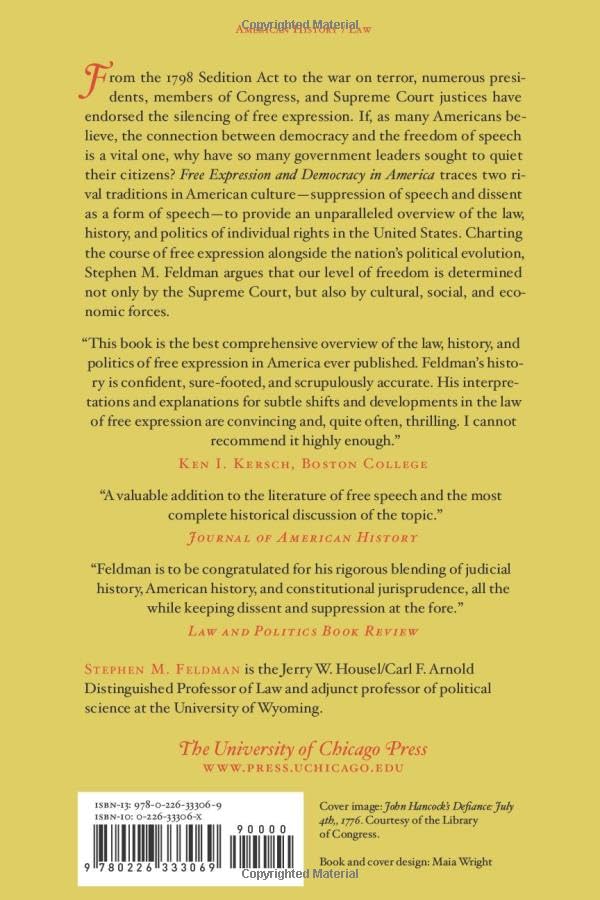 Free Expression and Democracy in America: A History