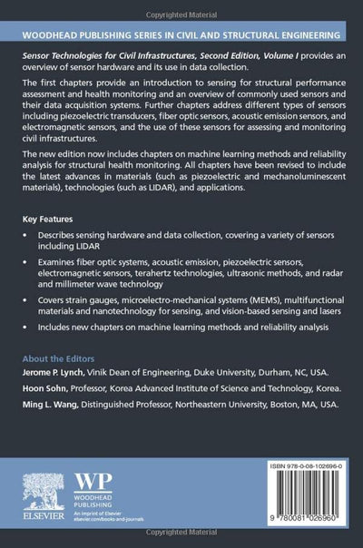 Sensor Technologies for Civil Infrastructures: Volume 1: Sensing Hardware and Data Collection Methods for Performance Assessment (Woodhead Publishing Series in Civil and Structural Engineering)