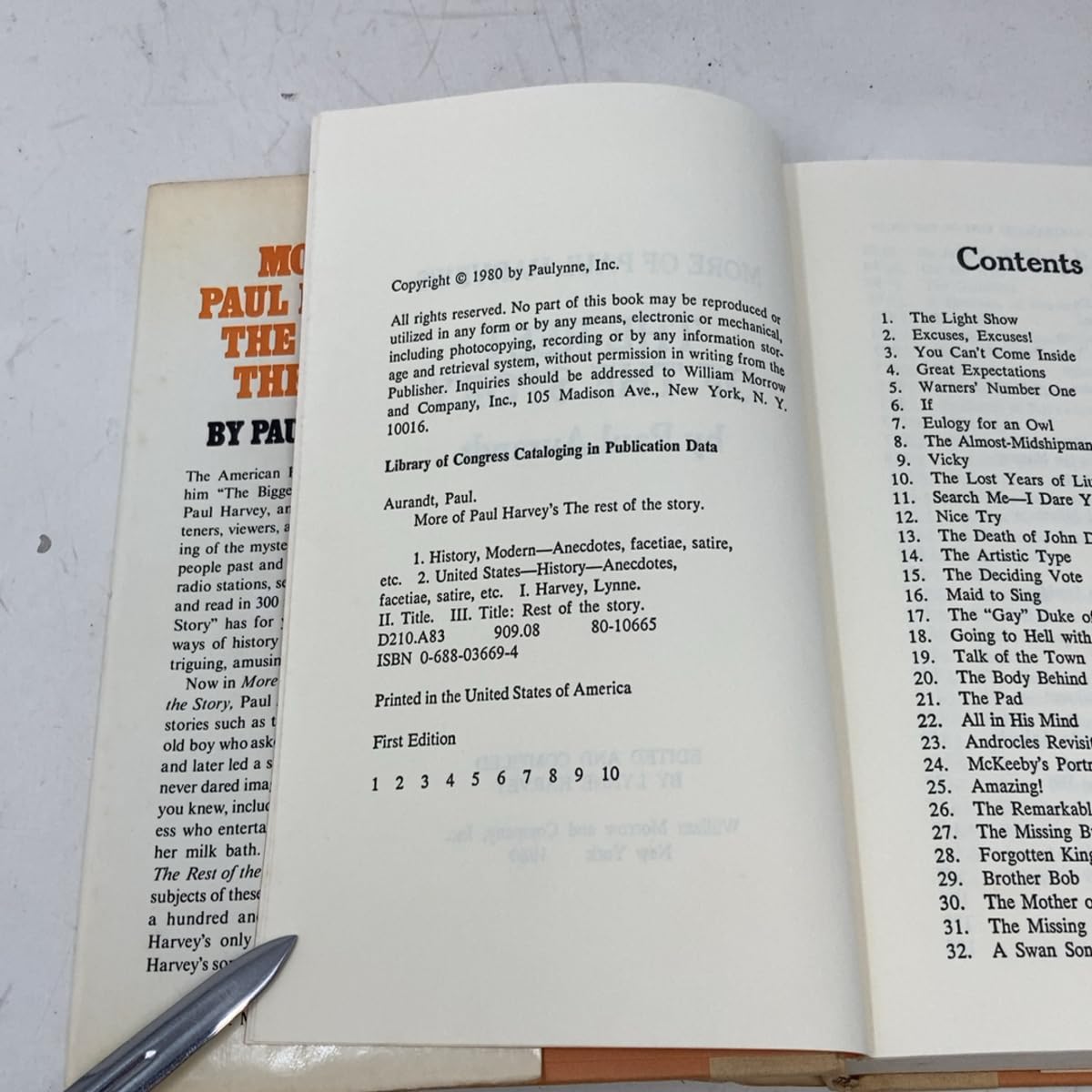 More of Paul Harvey's The Rest of the Story
