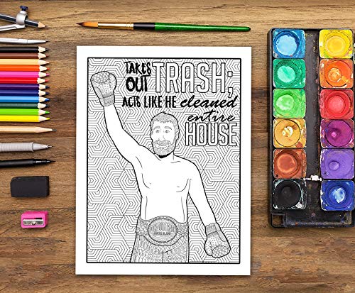 Married Life: A Snarky Adult Coloring Book