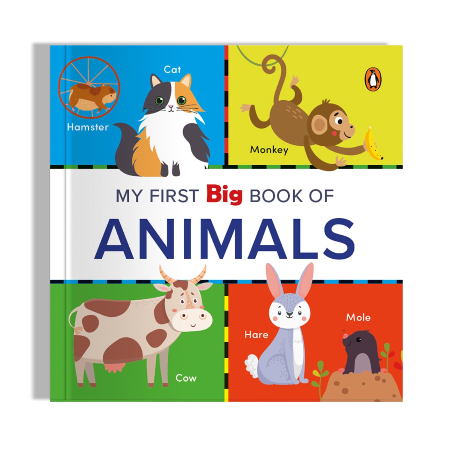 My First Big Book of Animals: Illustrated Board Book of Animals for PreSchool Kids, Toddlers  Book for 1+ [Penguin Early Learning Series]