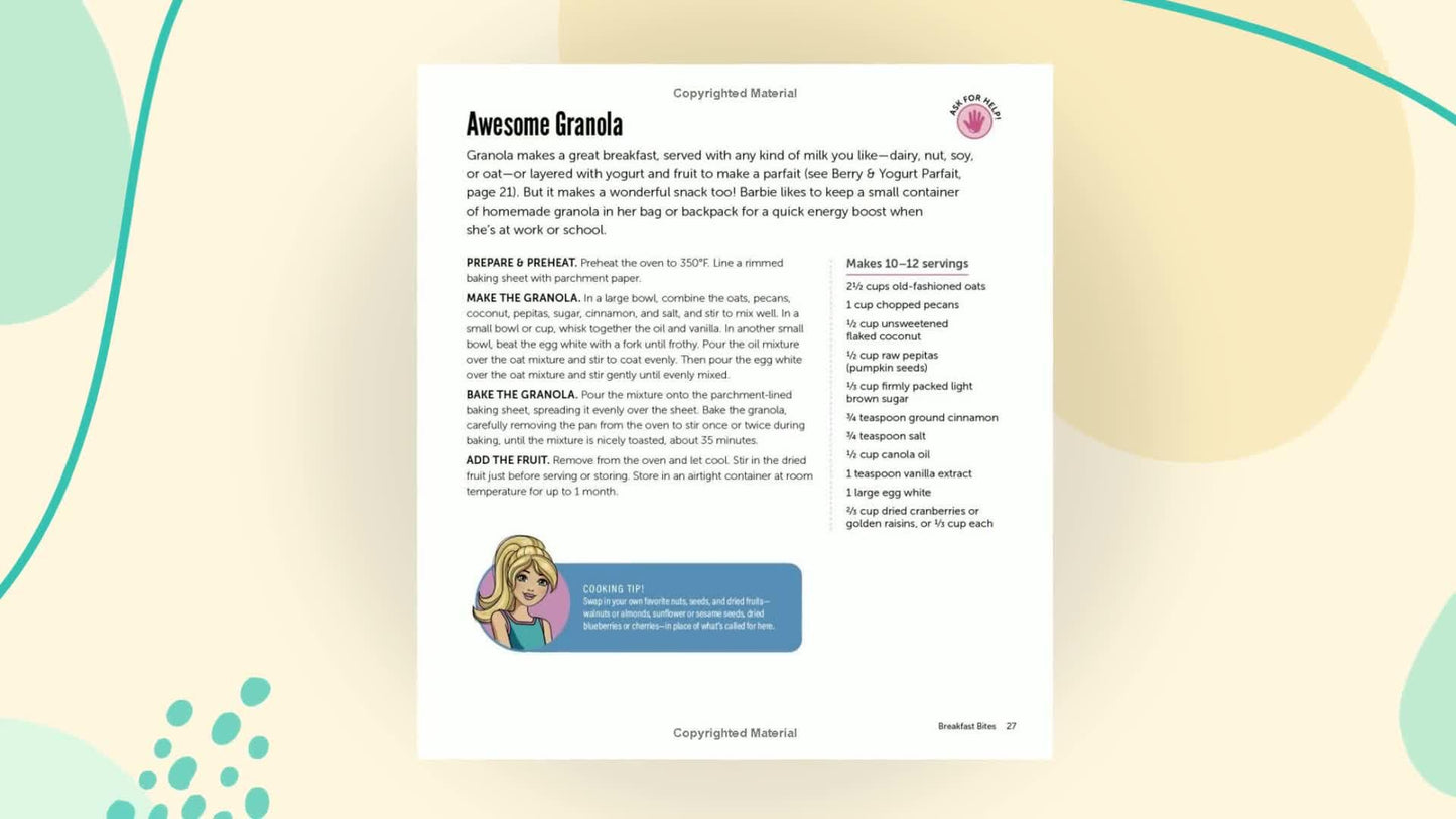 Barbie Cooks! A Healthy Cookbook