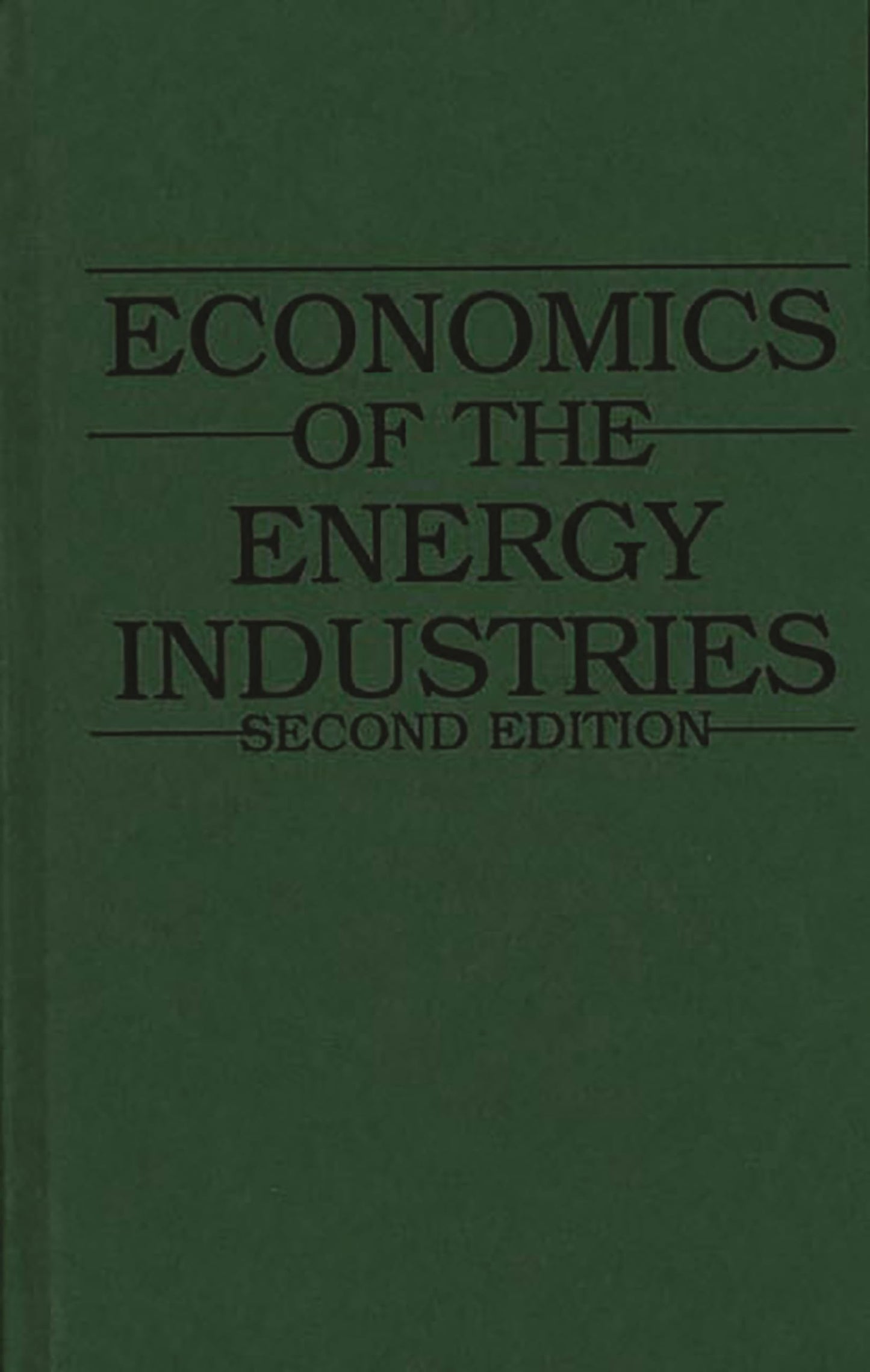 Economics of the Energy Industries