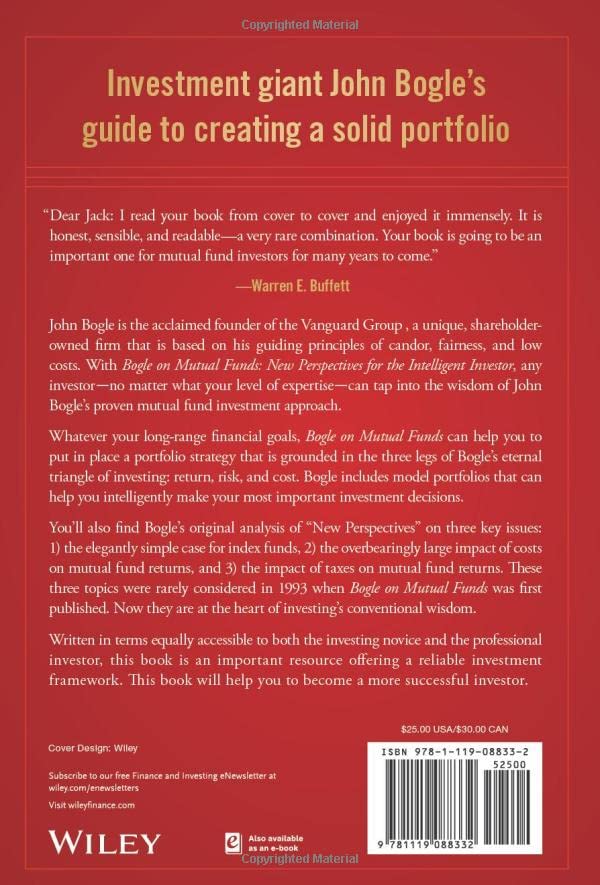 Bogle On Mutual Funds: New Perspectives For The Intelligent Investor (Wiley Investment Classics)