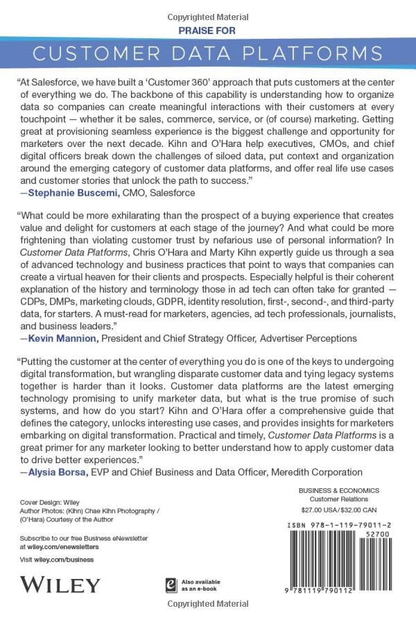 Customer Data Platforms: Use People Data to Transform the Future of Marketing Engagement