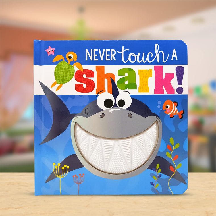Never Touch a Shark! — back cover