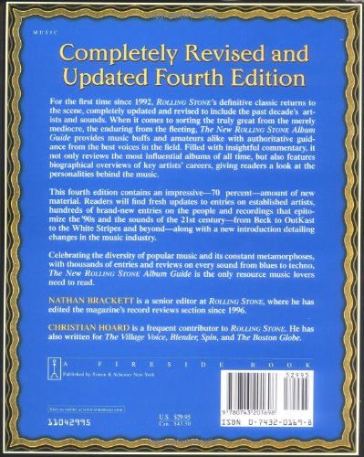 The New Rolling Stone Album Guide: Completely Revised and Updated 4th Edition — back cover
