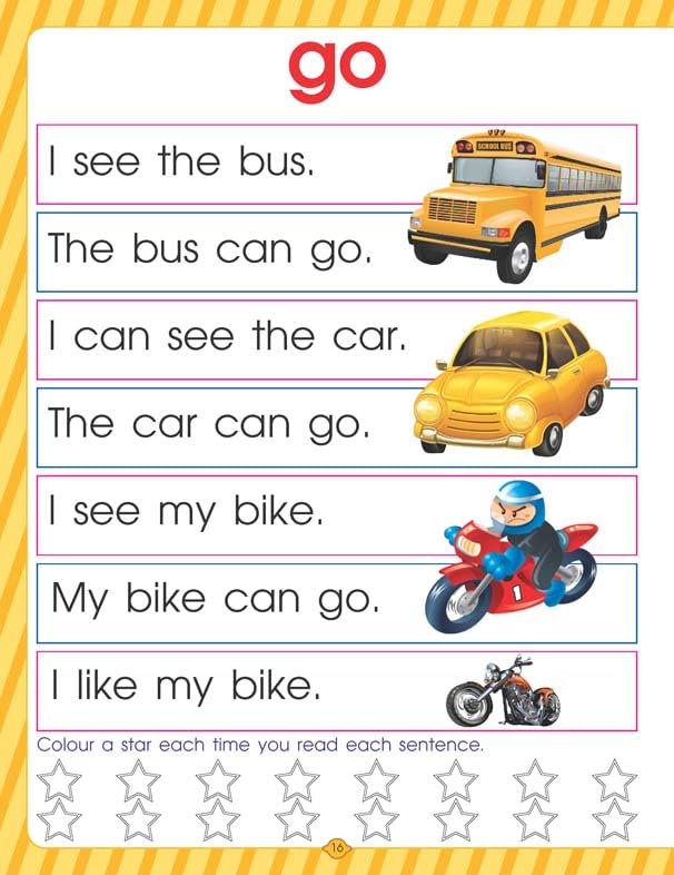 Very First Sight Words Sentences Level 1
