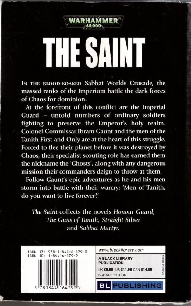 Gaunt's Ghosts: The Saint by Abnett, Dan