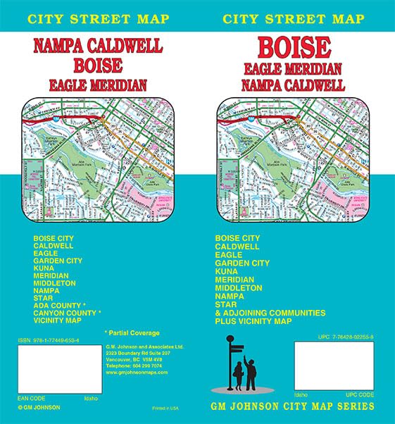 Boise / Caldwell / Nampa / Meridian, Idaho Street Map