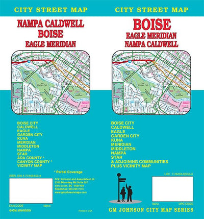 Boise / Caldwell / Nampa / Meridian, Idaho Street Map
