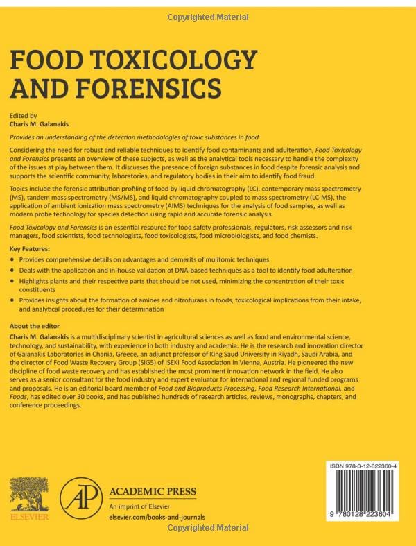 Food Toxicology and Forensics